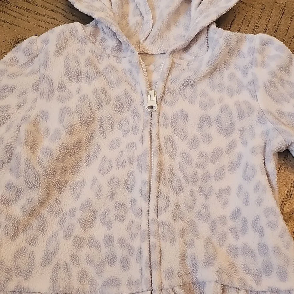 The Children's Place Leopard Fleece Jacket 3T